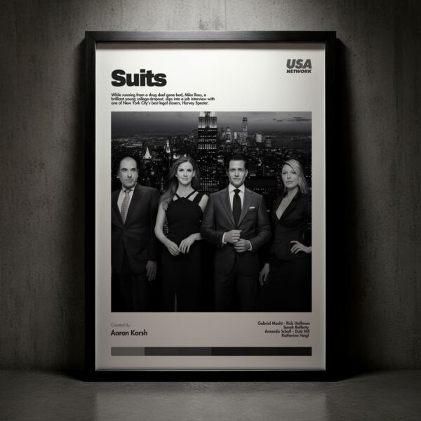 Cuadro Suits (La Ley de los Audaces) Modelo 03