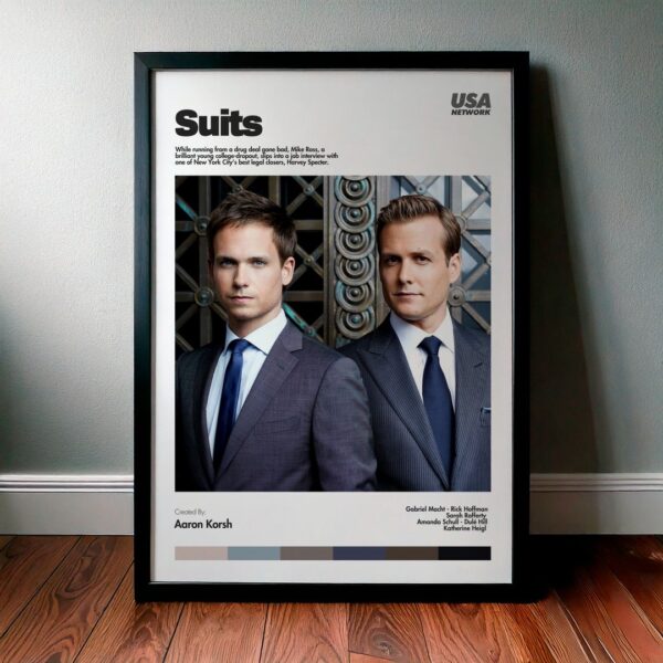 Cuadro Suits (La Ley de los Audaces) Modelo 04