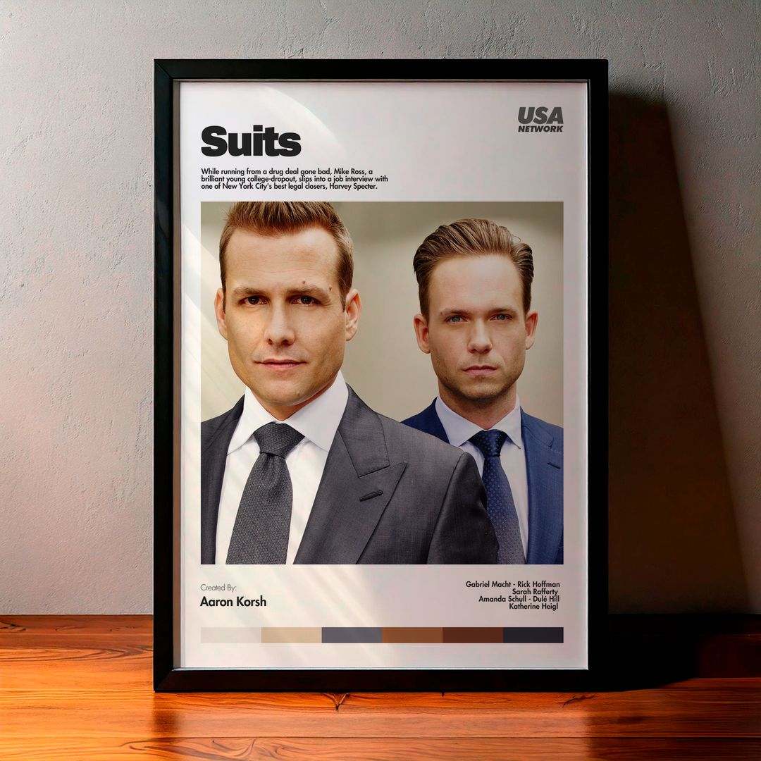 Cuadro Suits (La Ley de los Audaces) Modelo 05