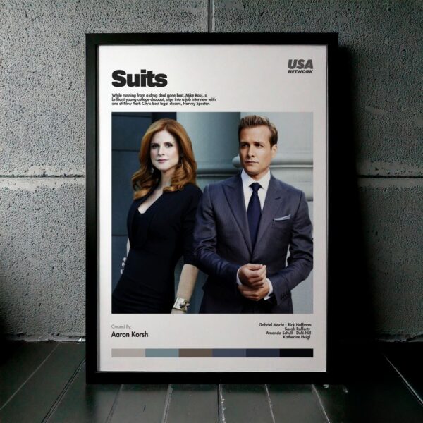Cuadro Suits (La Ley de los Audaces) Modelo 06