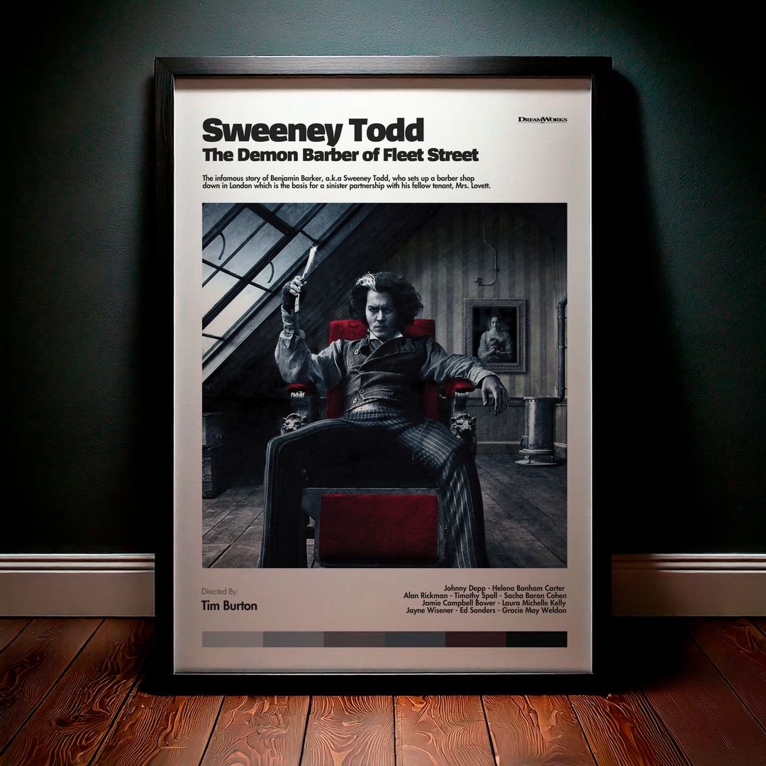Cuadro Sweeney Todd: The Demon Barber of Fleet Street (Sweeney Todd: El Barbero Demoniaco) Modelo 01