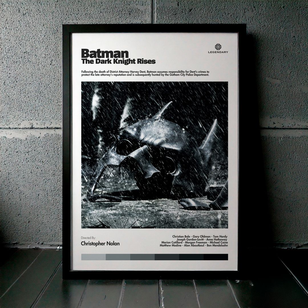 Cuadro The Dark Knight Rises (Batman: El caballero de la noche asciende) Modelo 08