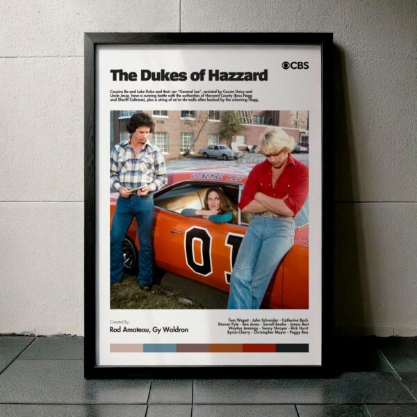 Cuadro The Dukes of Hazzard (Los Dukes de Hazzard) Modelo 01