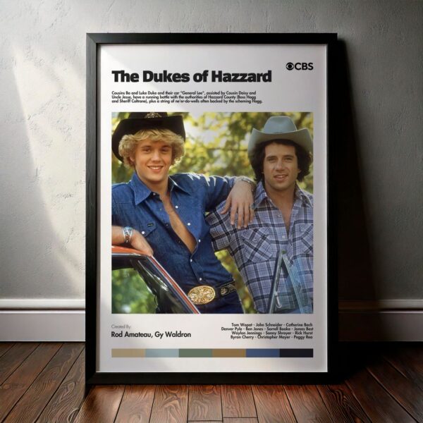 Cuadro The Dukes of Hazzard (Los Dukes de Hazzard) Modelo 03
