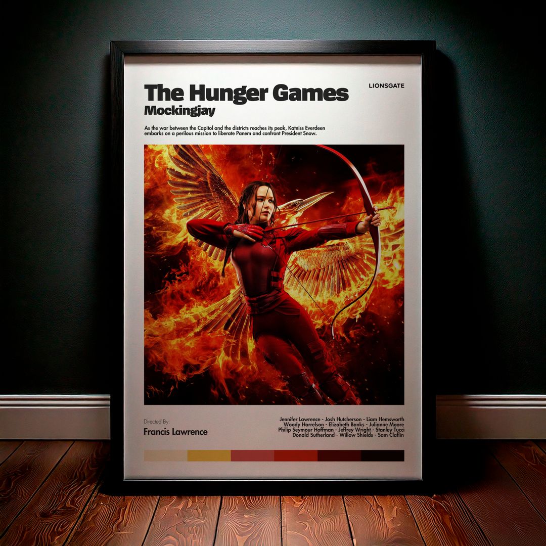 Cuadro The Hunger Games: Mockingjay (Los juegos del hambre: Sinsajo) Modelo 11
