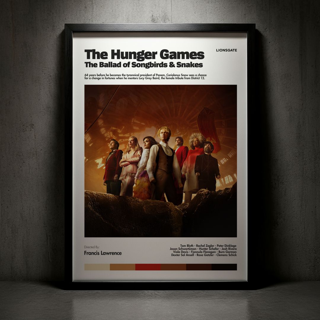 Cuadro The Hunger Games: The Ballad of Songbirds & Snakes (Los juegos del hambre: La balada de pájaros cantores y serpientes) Modelo 01