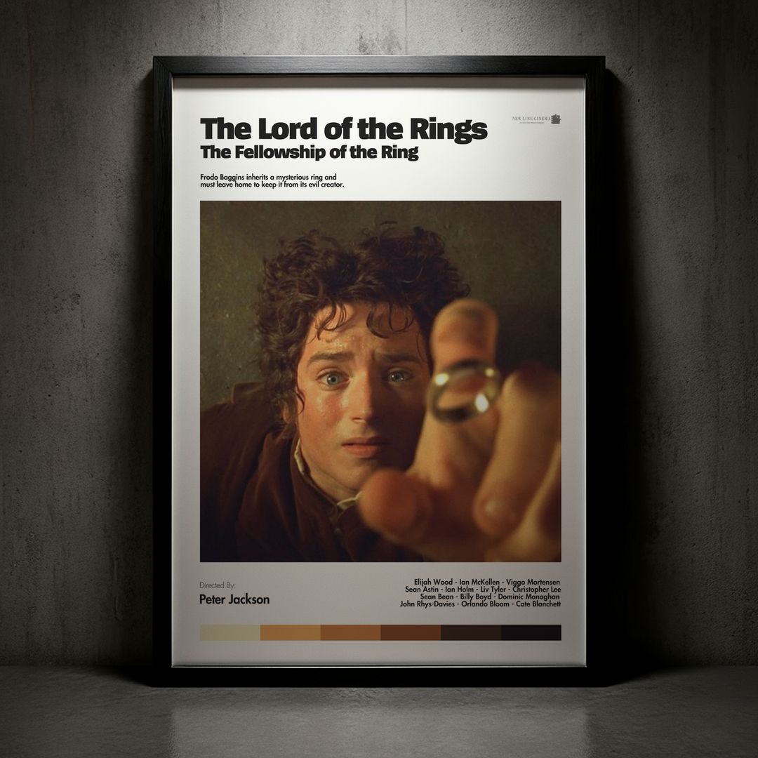 Cuadro The Lord of the Rings: The Fellowship of the Ring (El señor de los anillos: La comunidad del anillo) Modelo 06