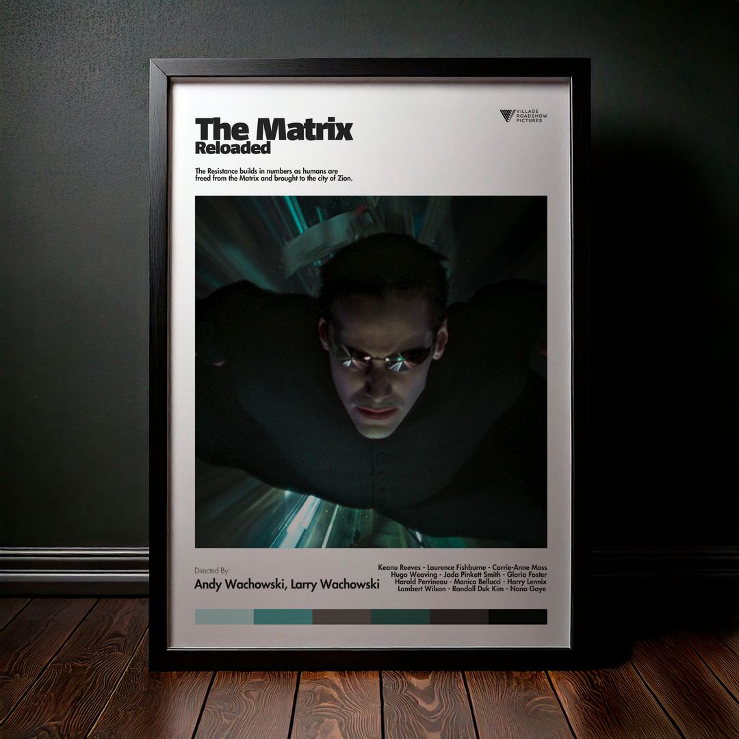 Cuadro The Matrix Reloaded (Matrix recargado) Modelo 03