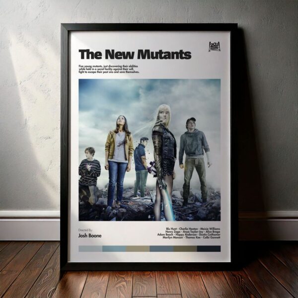 Cuadro The New Mutants (Los Nuevos Mutantes) Modelo 01