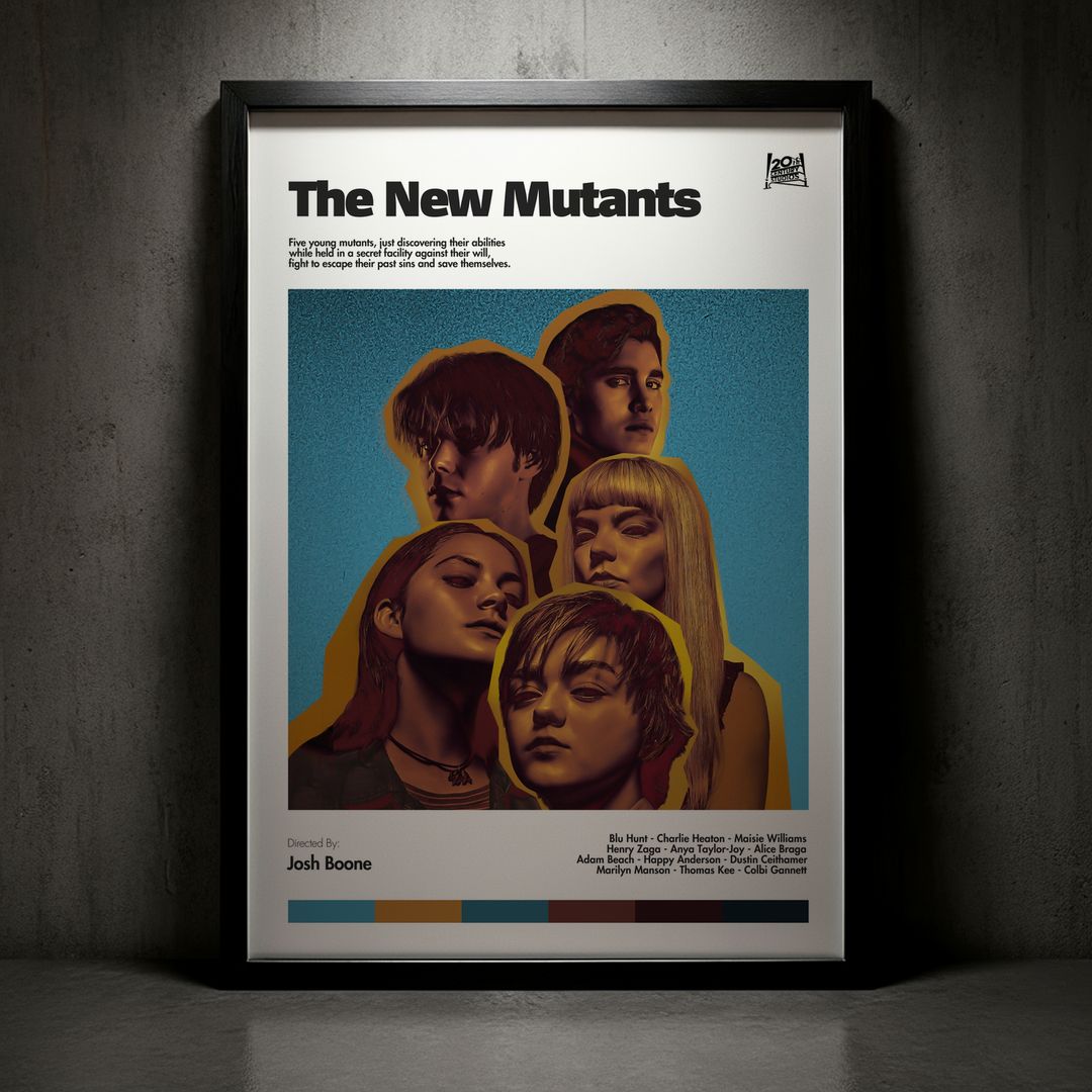 Cuadro The New Mutants (Los Nuevos Mutantes) Modelo 05