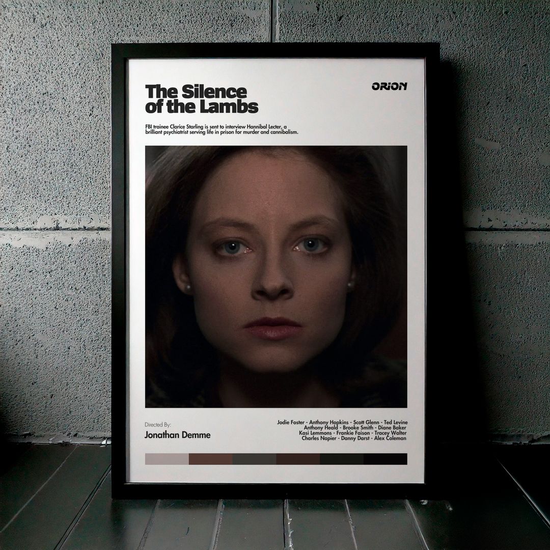 Cuadro The Silence of the Lambs (El Silencio de los Inocentes) Modelo 03