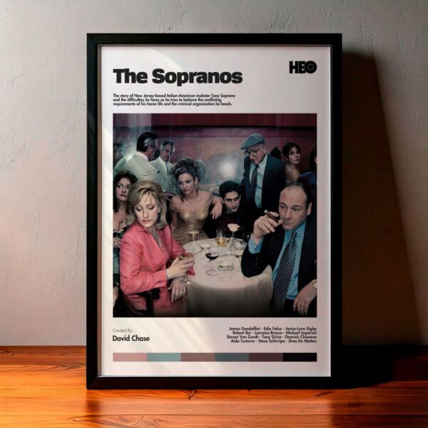 Cuadro The Sopranos (Los Soprano) Modelo 01