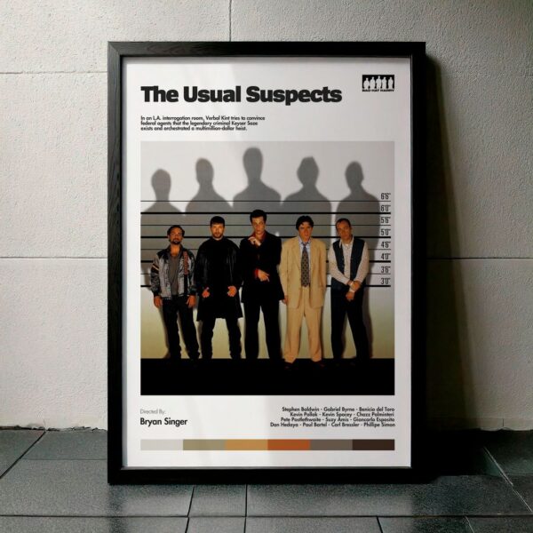 Cuadro The Usual Suspects (Los sospechosos de siempre) Modelo 01