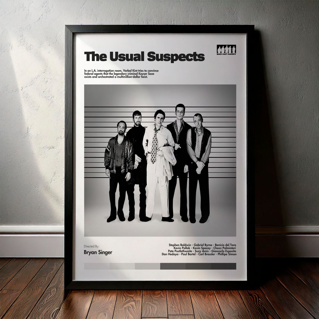 Cuadro The Usual Suspects (Los sospechosos de siempre) Modelo 03