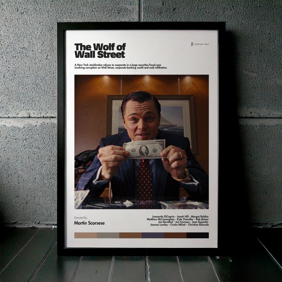 Cuadro The Wolf of Wall Street (El Lobo de Wall Street) Modelo 10