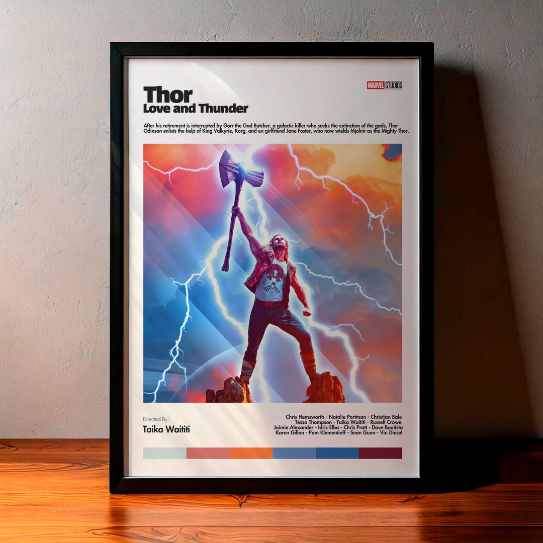 Cuadro Thor: Love and Thunder (Thor: Amor y Trueno) Modelo 01