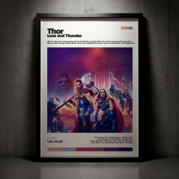 Cuadro Thor: Love and Thunder (Thor: Amor y Trueno) Modelo 02