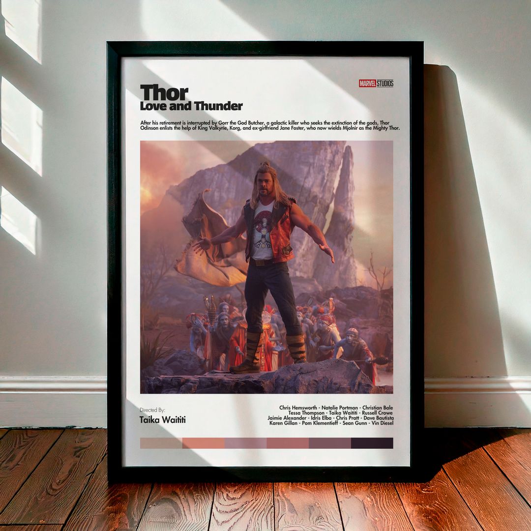 Cuadro Thor: Love and Thunder (Thor: Amor y Trueno) Modelo 05