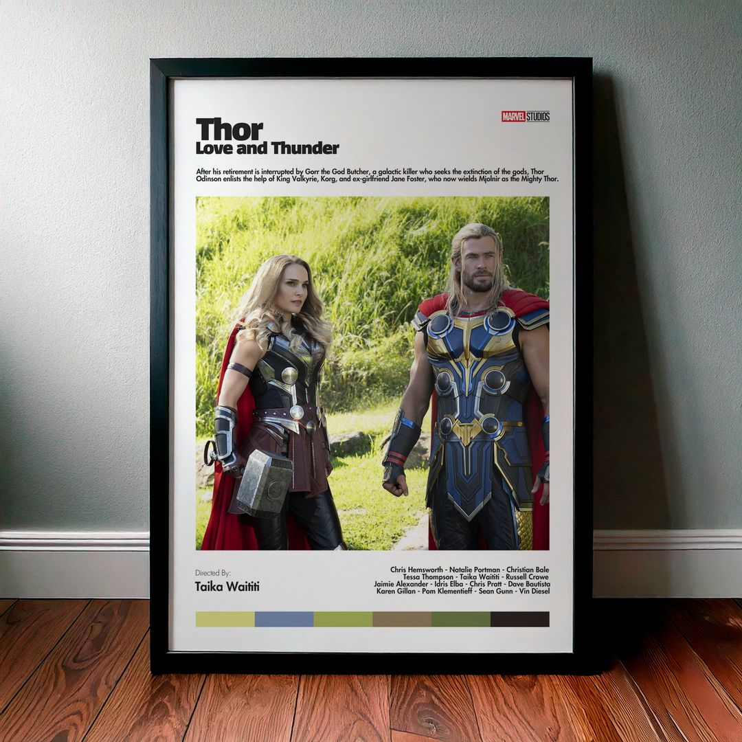 Cuadro Thor: Love and Thunder (Thor: Amor y Trueno) Modelo 06