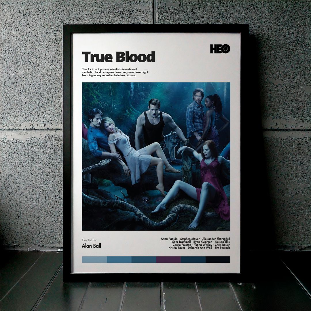Cuadro True Blood (True Blood (Sangre fresca)) Modelo 01