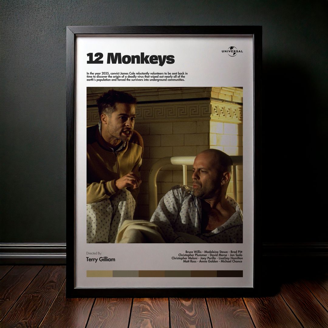 Cuadro Twelve Monkeys (12 monos) Modelo 03