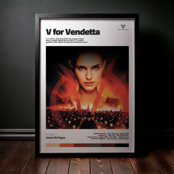 Cuadro V for Vendetta (V de Venganza) Modelo 02