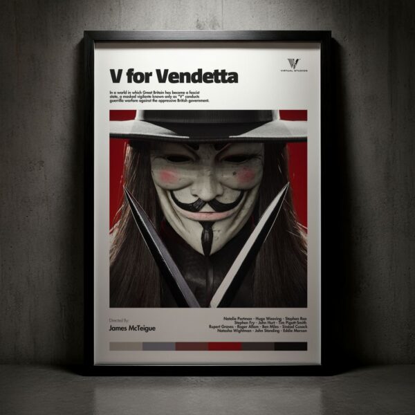 Cuadro V for Vendetta (V de Venganza) Modelo 04