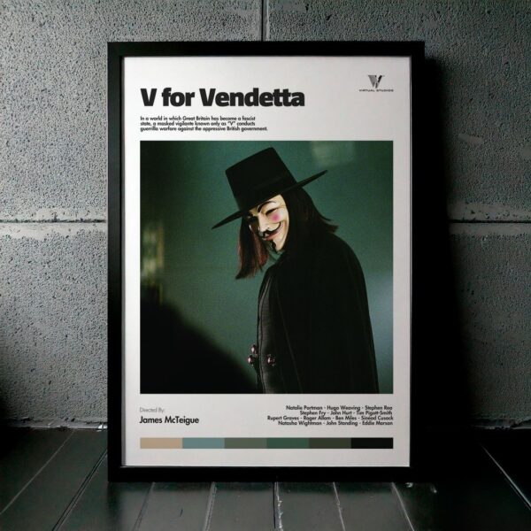 Cuadro V for Vendetta (V de Venganza) Modelo 06