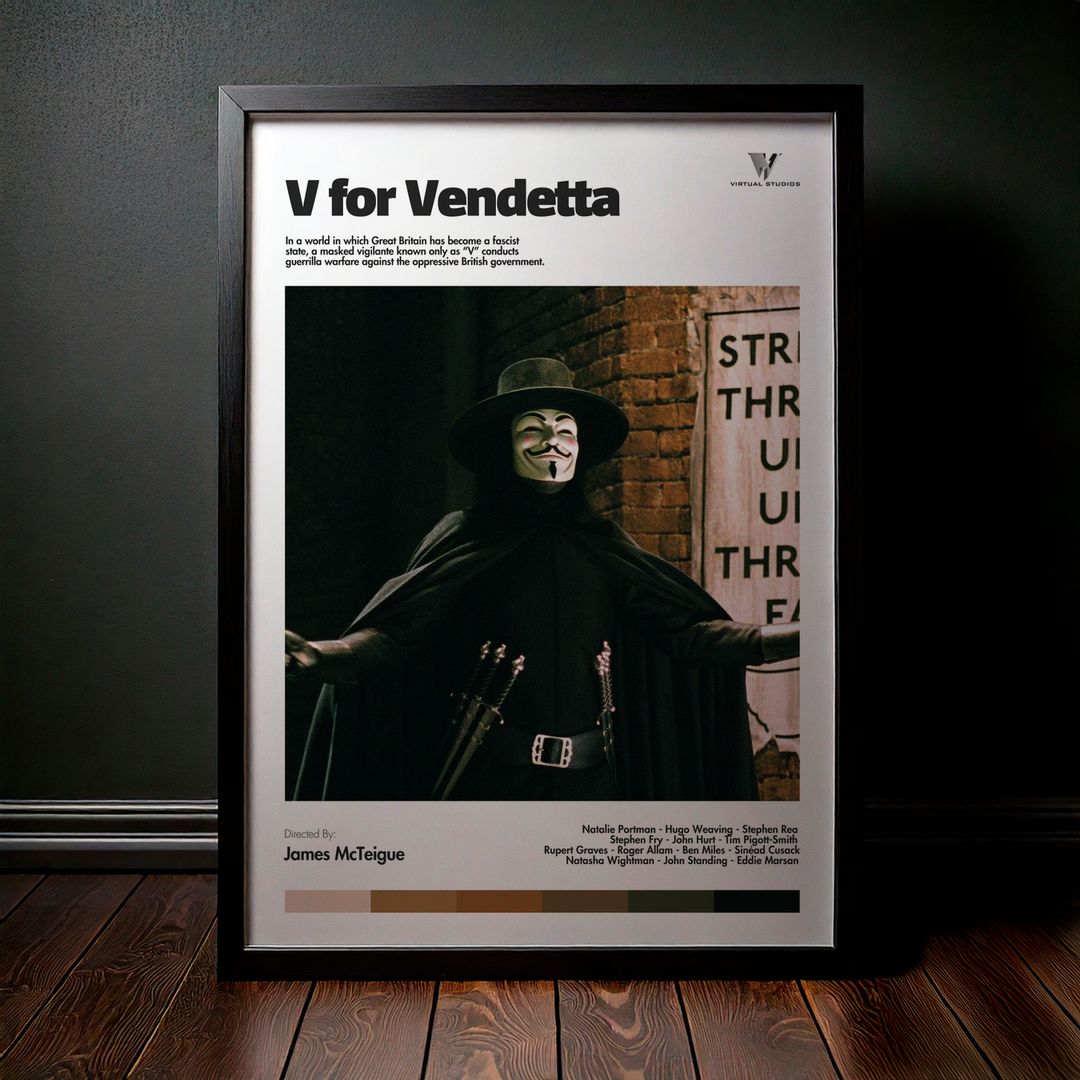 Cuadro V for Vendetta (V de Venganza) Modelo 05