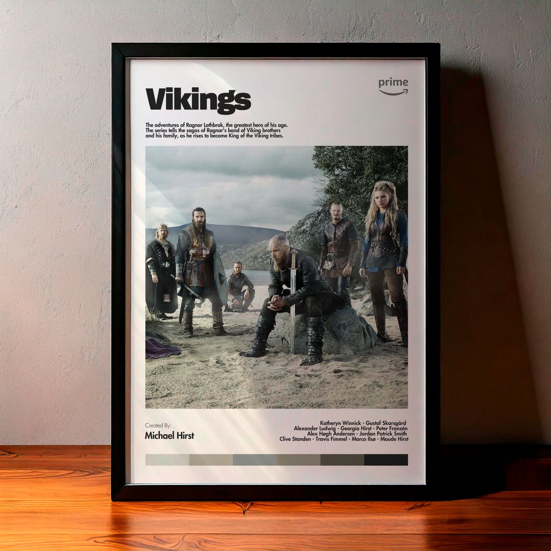 Cuadro Vikings (Vikingos) Modelo 04