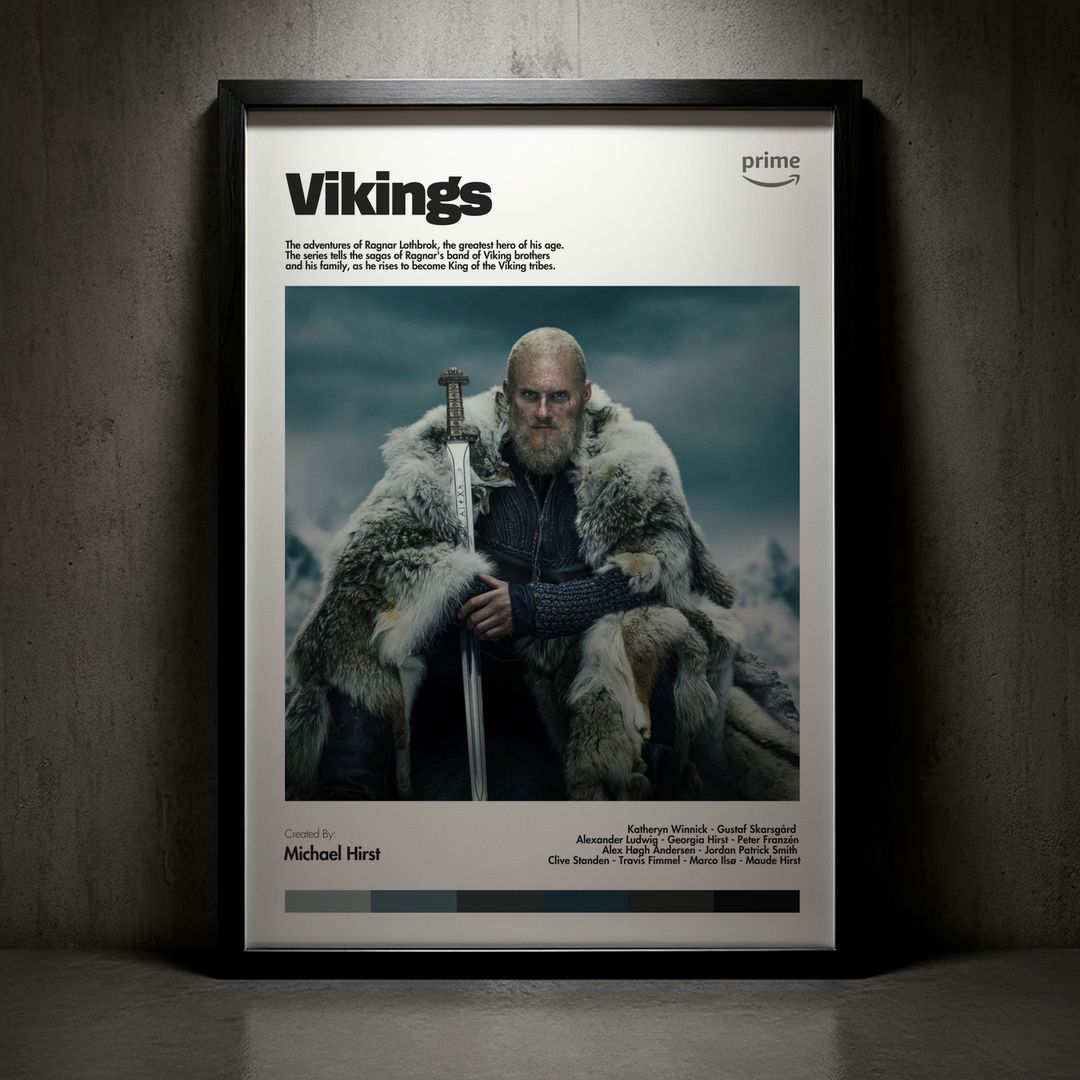 Cuadro Vikings (Vikingos) Modelo 06
