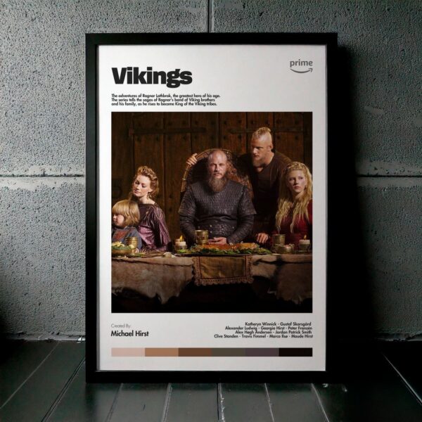 Cuadro Vikings (Vikingos) Modelo 02