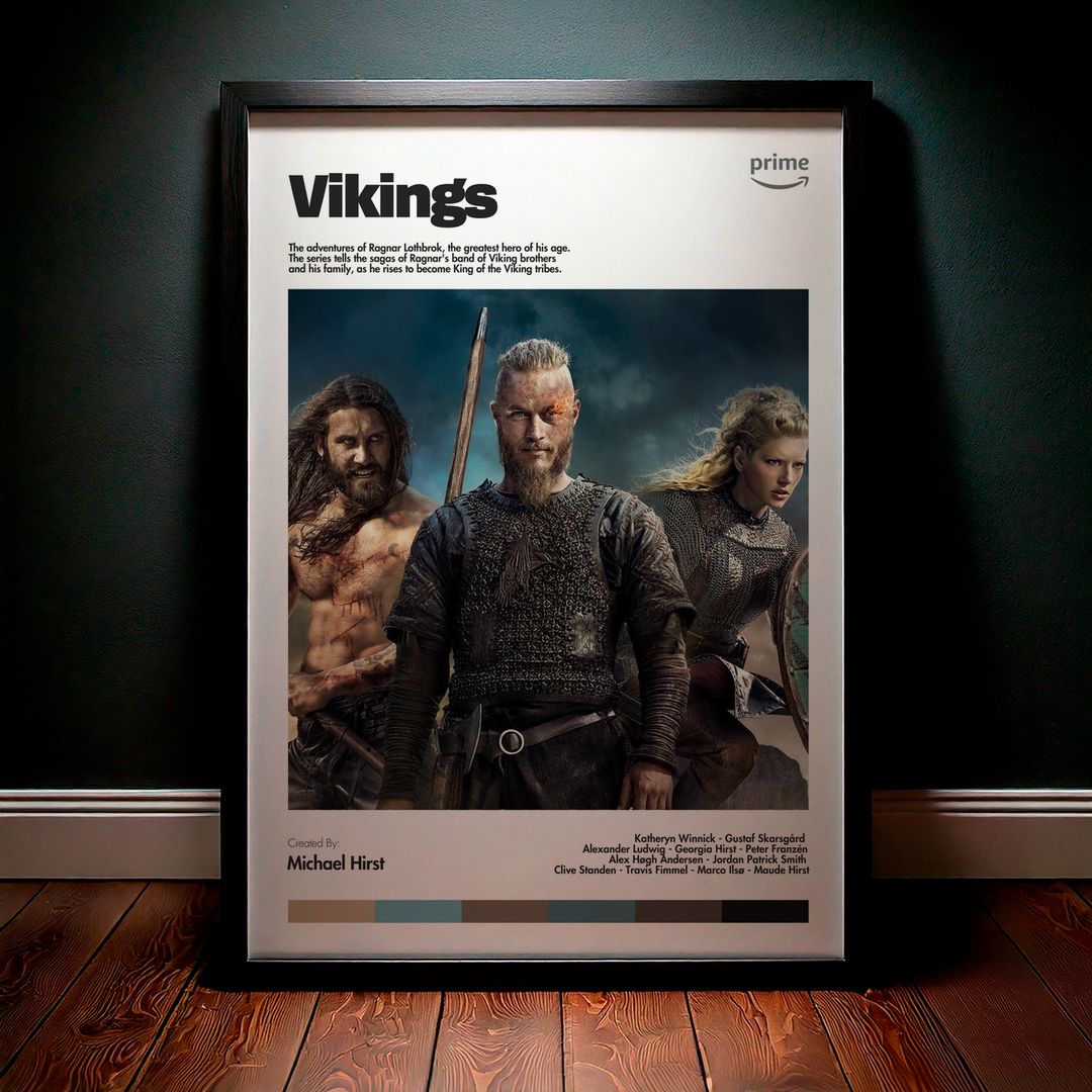 Cuadro Vikings (Vikingos) Modelo 08