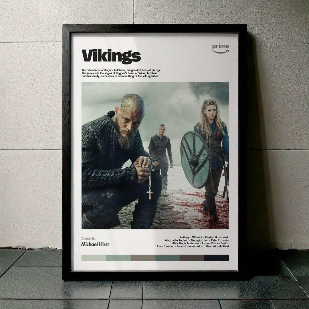 Cuadro Vikings (Vikingos) Modelo 09