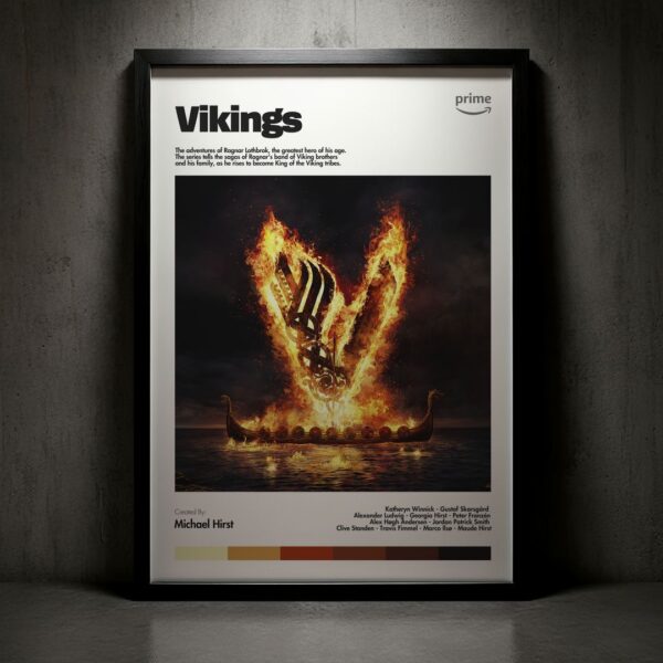 Cuadro Vikings (Vikingos) Modelo 01