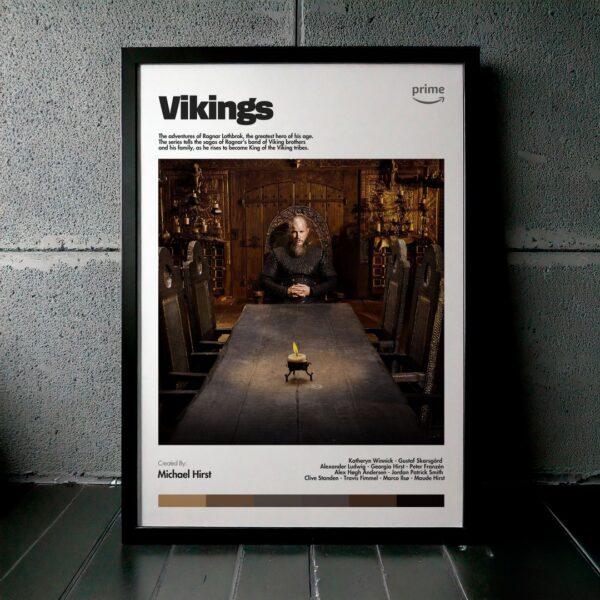 Cuadro Vikings (Vikingos) Modelo 10