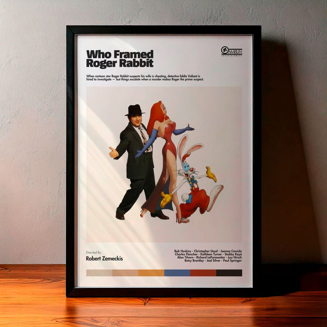 Cuadro Who Framed Roger Rabbit (¿Quién engañó a Roger Rabbit?) Modelo 01
