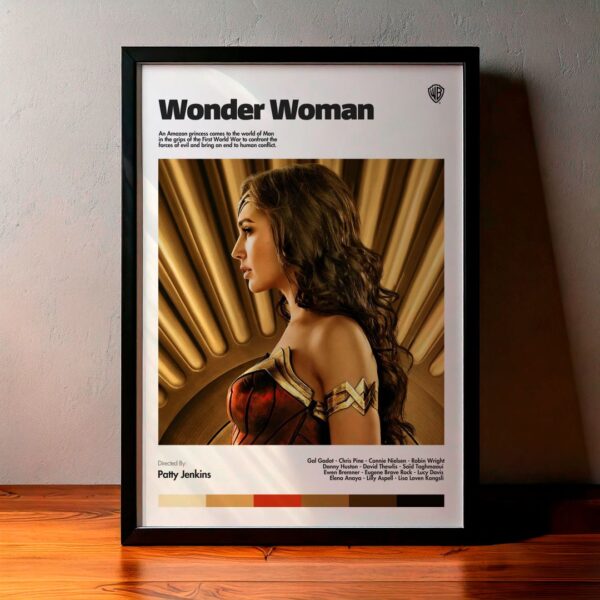 Cuadro Wonder Woman (Mujer Maravilla) Modelo 02