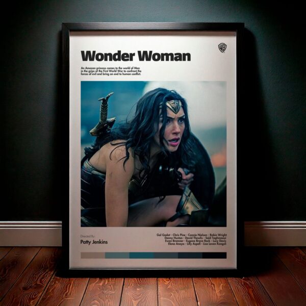 Cuadro Wonder Woman (Mujer Maravilla) Modelo 03