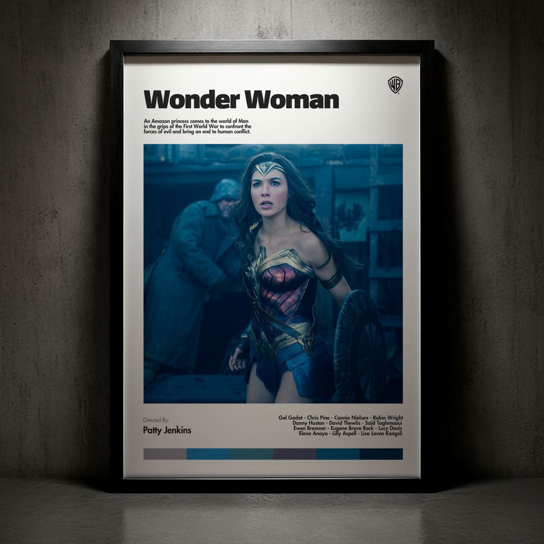 Cuadro Wonder Woman (Mujer Maravilla) Modelo 04
