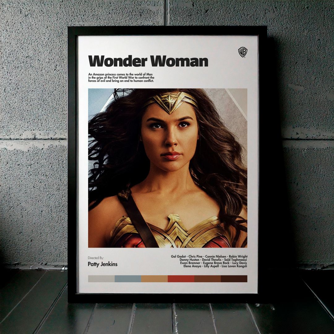 Cuadro Wonder Woman (Mujer Maravilla) Modelo 05