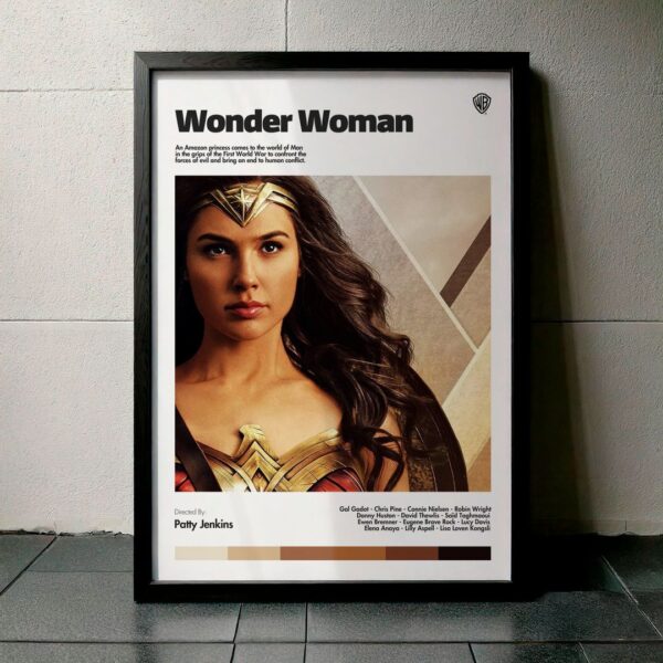 Cuadro Wonder Woman (Mujer Maravilla) Modelo 06