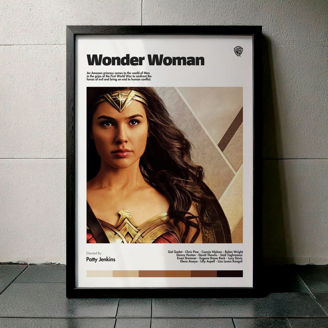Cuadro Wonder Woman (Mujer Maravilla) Modelo 06