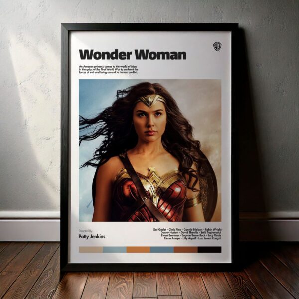 Cuadro Wonder Woman (Mujer Maravilla) Modelo 07