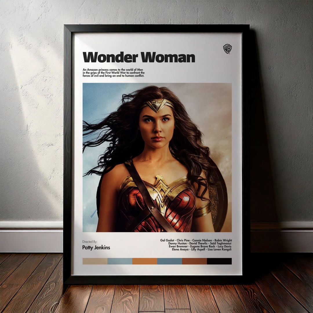 Cuadro Wonder Woman (Mujer Maravilla) Modelo 07