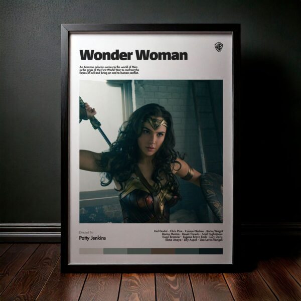Cuadro Wonder Woman (Mujer Maravilla) Modelo 08