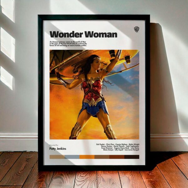 Cuadro Wonder Woman (Mujer Maravilla) Modelo 10