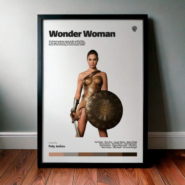 Cuadro Wonder Woman (Mujer Maravilla) Modelo 11