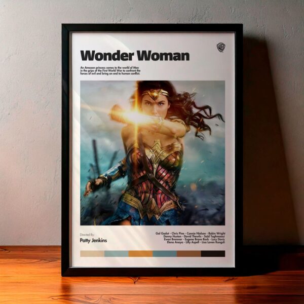 Cuadro Wonder Woman (Mujer Maravilla) Modelo 01