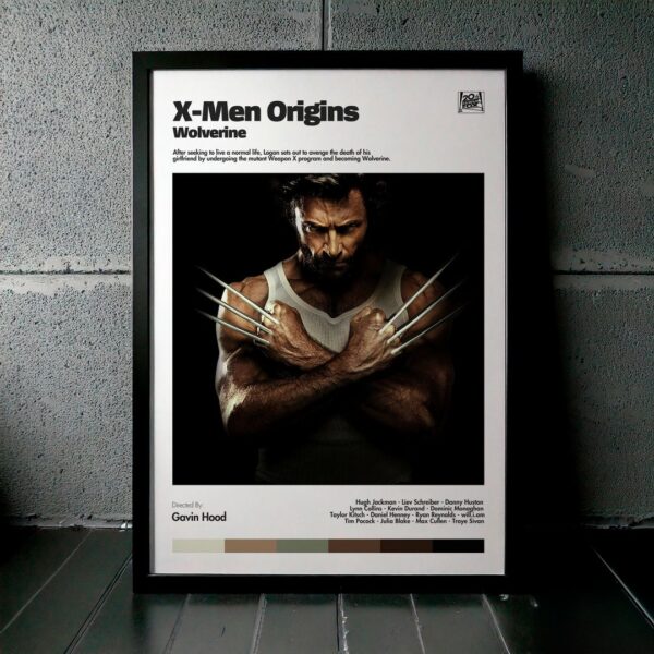 Cuadro X-Men Origins: Wolverine (X-Men orígenes: Wolverine) Modelo 04